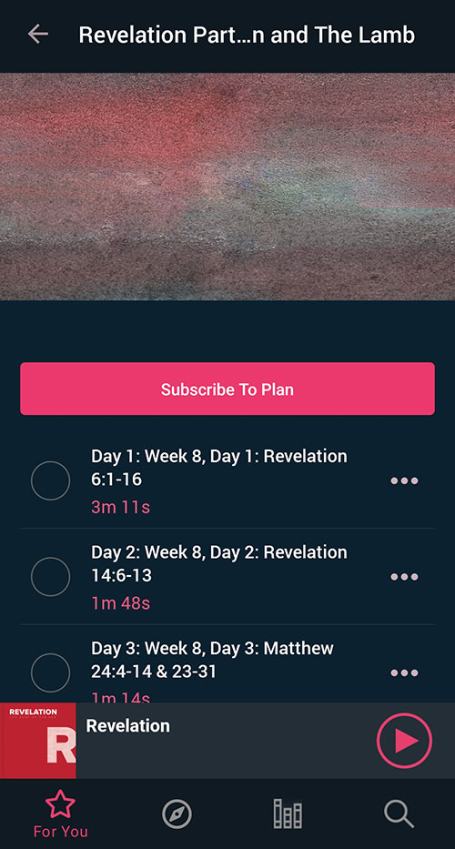 Revelation on Dwell App