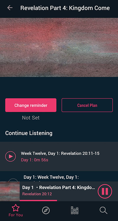 Revelation on Dwell App