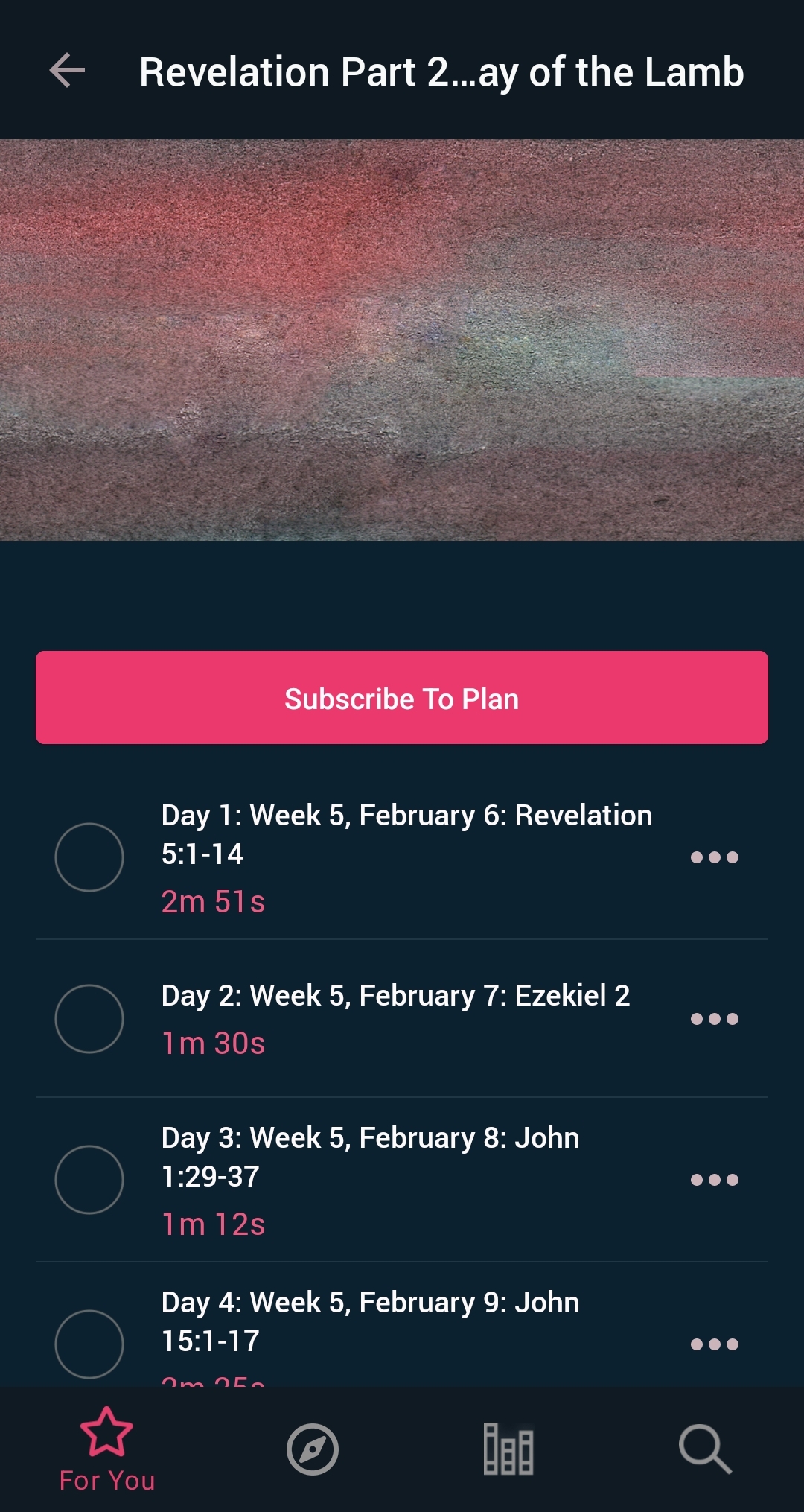 Revelation on Dwell App